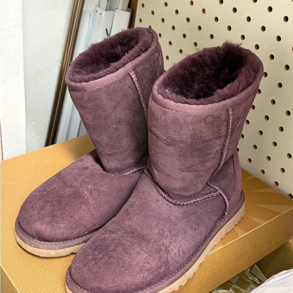 UGG Women's Plum Shearling Boots size 6